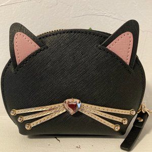 NWT KATE SPADE Jazz Things Up Black Cat Coin Purse